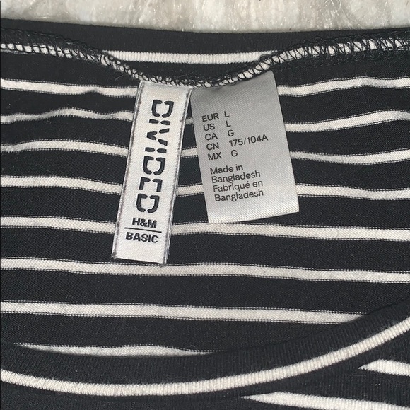 striped basic tee - Picture 2 of 2